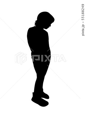 a girl body silhouette vector a girl body silhouette vector 55188249