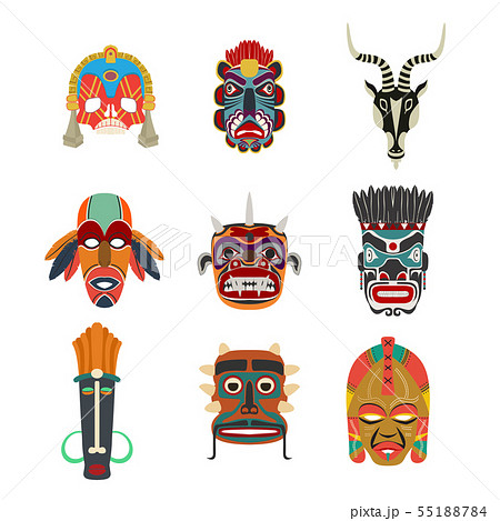 Tribal masks set 4 Tribal masks set 4 55188784