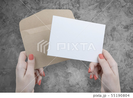 Blank business card 55190804