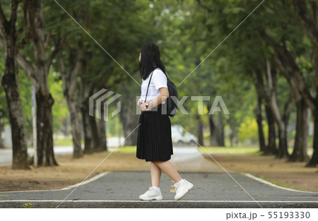 Portrait Of Female Teenage University student Portrait Of Female Teenage University student 55193330