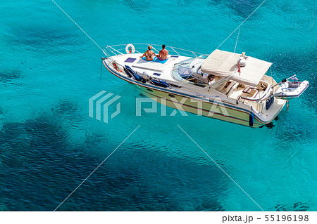 Pure crystal water of Blue Lagoon on Malta Pure crystal water of Blue Lagoon on Malta 55196198