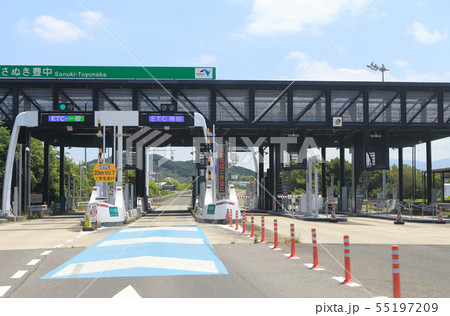 高松自動車道さぬき豊中インター入口 55197209