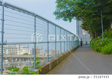 都市風景・田端駅南口の坂道 都市風景・田端駅南口の坂道 55197435