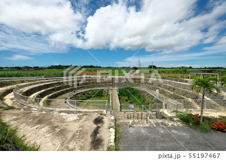 宮古島 福里地下ダムの止水壁 宮古島 福里地下ダムの止水壁 55197467