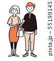 若い男女 55199145