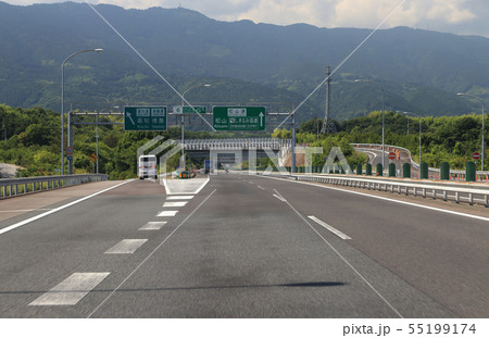松山自動車道下り線、川之江JCT.付近 松山自動車道下り線、川之江JCT.付近 55199174