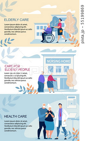 Informative Poster Inscription Elderly Care Flat. 55199869