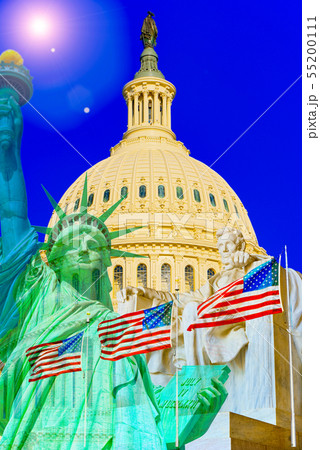 Washington, USA, United States Capitol, often 55200111