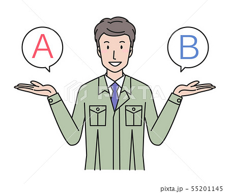 選択肢を出す作業員 選択肢を出す作業員 55201145