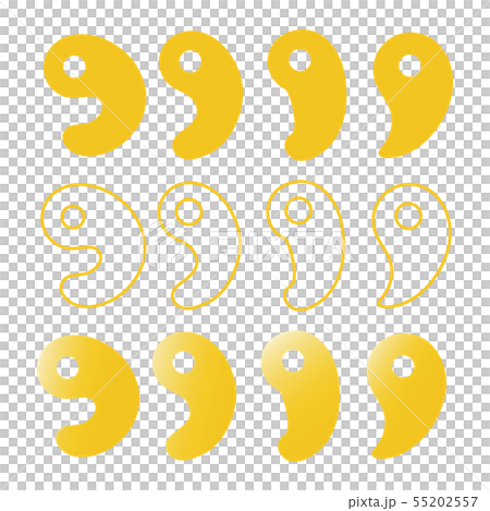 Set of kind (various shapes) of boulders vector illustration 55202557