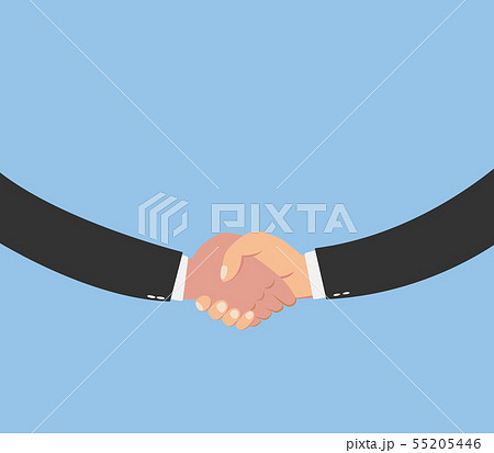Closeup of businesspeople shaking hands 55205446