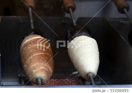 Trdelnik traditional chimney sweet of Prague 55206093