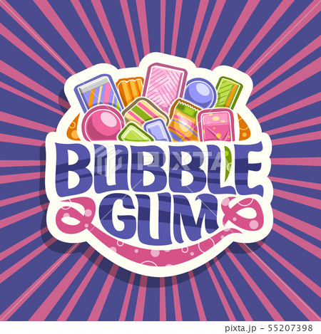Vector logo for Bubble Gum 55207398