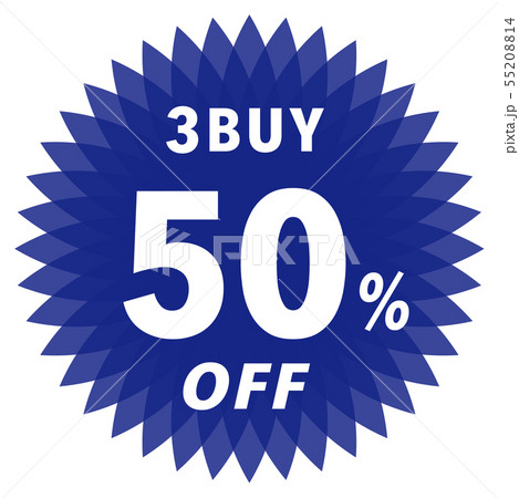 3BUY 50%OFF ラベル 55208814
