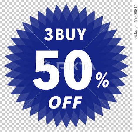 3BUY 50%OFF ラベル 55208814