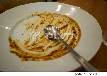 カレー・食後の皿 55208966
