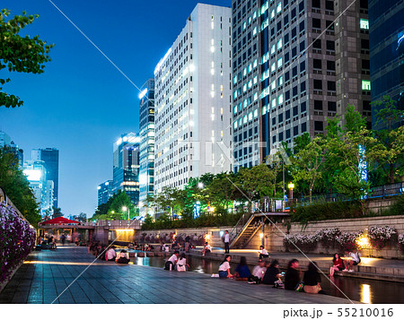 ソウル　清渓川 55210016