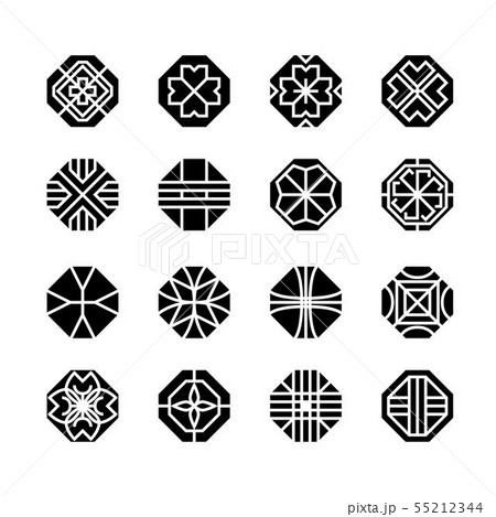 octagon geometric vector icon , ornament octagon geometric vector icon , ornament 55212344