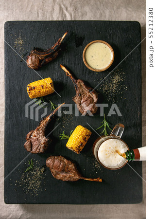 Grilled rack of lamb 55212380