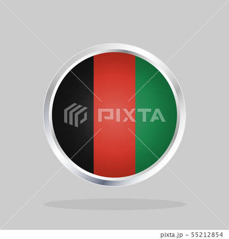 Flag of Afghanistan, Glossy Round Button Flag of Afghanistan, Glossy Round Button 55212854