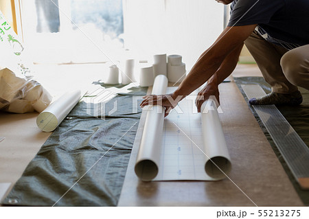 和室リフォーム 劣化した窓枠リアテックの張替え　DIY 55213275