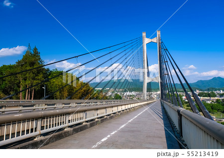秩父市 秩父ハープ橋 秩父市 秩父ハープ橋 55213419