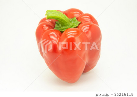 Red bell pepper or Sweet pepper or Capcicum Red bell pepper or Sweet pepper or Capcicum 55216119