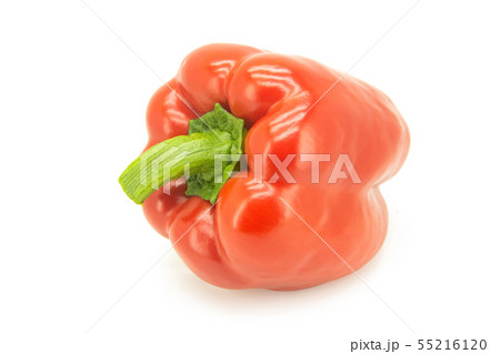 Red bell pepper or Sweet pepper or Capcicum Red bell pepper or Sweet pepper or Capcicum 55216120