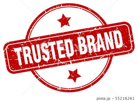 trusted brand sign 55216261