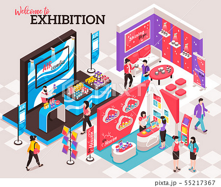 Exhibition Show Stands Composition 55217367