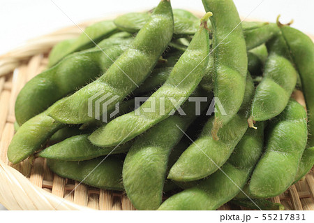 茹でた枝豆 茹でた枝豆 55217831
