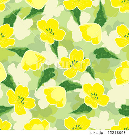 creative pattern with flowers of rape creative pattern with flowers of rape 55218063