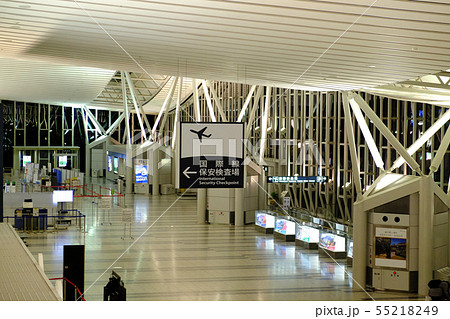 仙台国際空港の国際線案内板 55218249