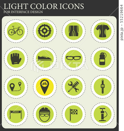 Bycicle simply icons 55219664