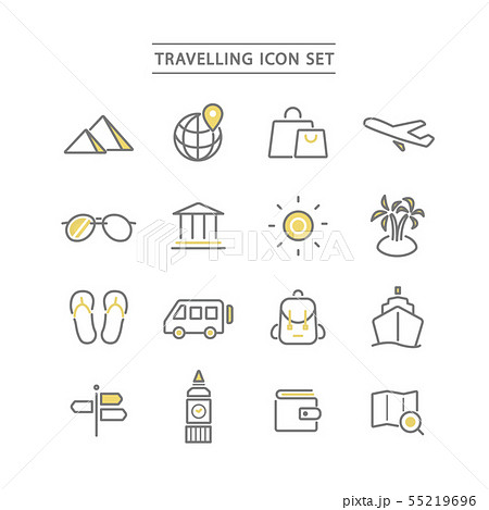 TRAVELLING ICON SET TRAVELLING ICON SET 55219696
