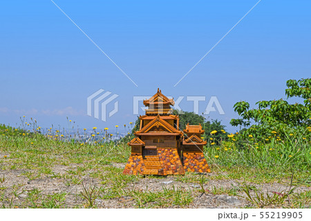 岡崎中央総合公園からの遠景とお城の模型 岡崎中央総合公園からの遠景とお城の模型 55219905