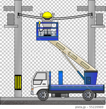 High place work vehicle (during high place work) 55220989
