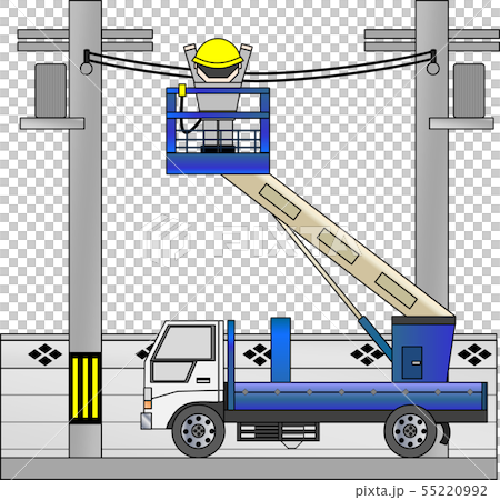 High place work vehicle (during high place work) 55220992