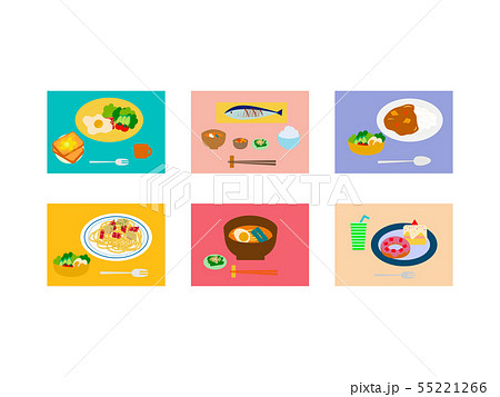献立１のイラスト素材