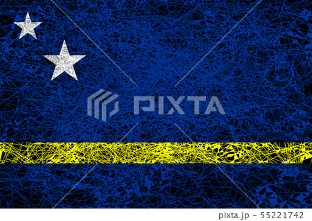 Flag of Curacao. 55221742
