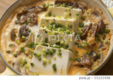 豆腐の玉子とじ 豆腐の玉子とじ 55222498