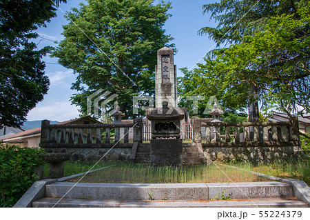 義人　茂左衛門　境内　忠霊塔　みなかみ町 55224379