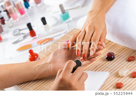 Manicure procedure Manicure procedure 55225944