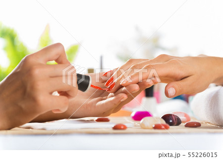 Manicure procedure Manicure procedure 55226015