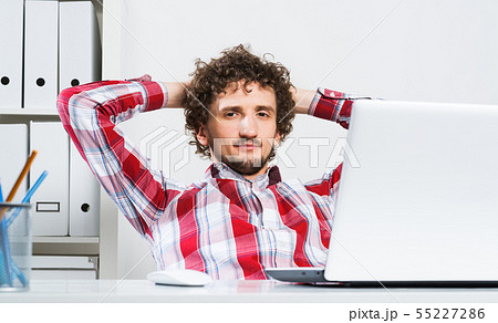 Man taking a break 55227286