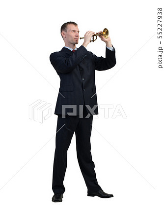 Businessman play fife 55227938