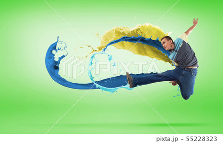 Hip hop dancer Hip hop dancer 55228323