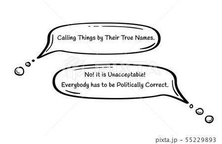 exaggerated politically correct concept exaggerated politically correct concept 55229893