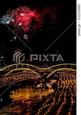 諫早万灯川まつり　花火大会　【長崎県諫早市】 55233065