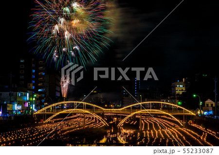 諫早万灯川まつり 花火大会 【長崎県諫早市】 諫早万灯川まつり 花火大会 【長崎県諫早市】 55233087